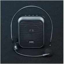 十度（ShiDu） M100 小蜜蜂擴音器教師教學(xué)上課專用上課導(dǎo)游便攜式播放機送話器叫賣機喇叭帶藍(lán)牙 經(jīng)典黑