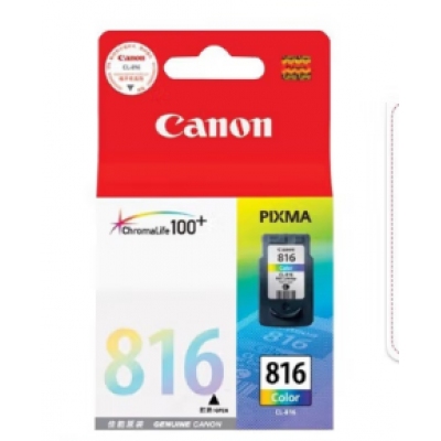 佳能（Canon）PG816系列墨盒 適用mp288 mp236 ip2780 標準容量816彩色原裝墨盒