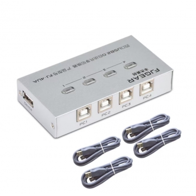 豐杰英創(chuàng)（FJGEAR）usb自動切換共享器四進(jìn)一出