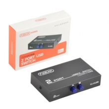 豐杰英創(chuàng)（FJGEAR）usb切換共享器二進(jìn)一出分線器 2口