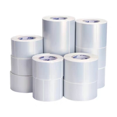 三防熱敏亞銀紙標(biāo)簽紙，固定資產(chǎn)貼50ⅹ70mm